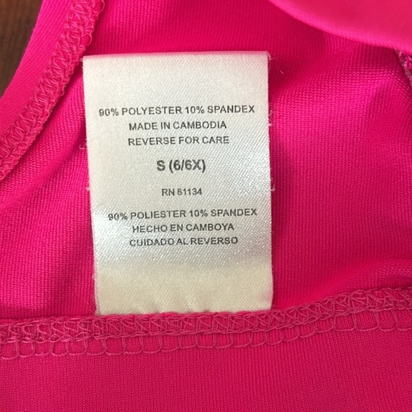 Lot of 2 Girls Sports Bras / Dance/ Gymnastics 6x - Picture 8 of 8